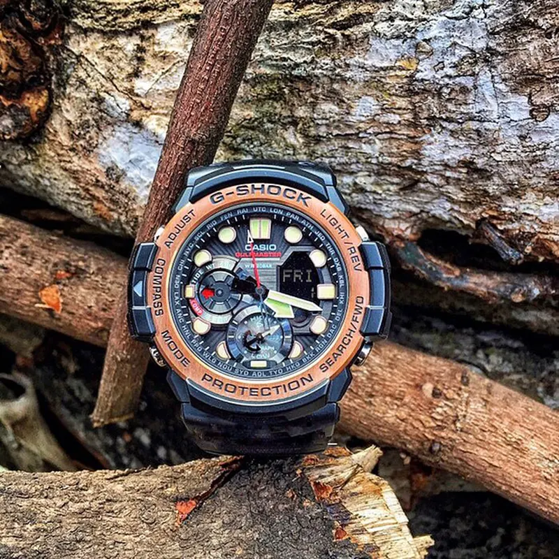 Casio G-Shock Gulf Master Moon Tide Graph Quartz Men's Watch- GN-1000RG-1A